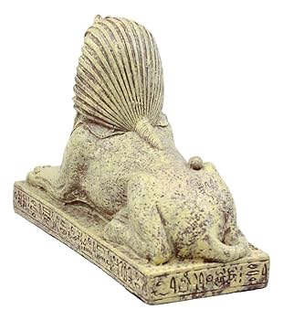 その他 APVSHKIN STATUE from SSUR 4.25 Inch Egyptian Sphinx Statue Figurine with Engravings